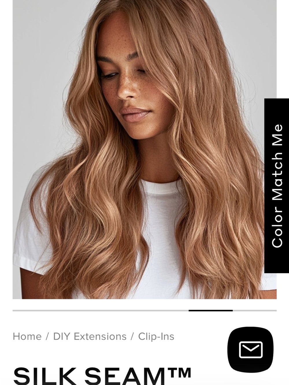 BELLAMI Long Wavy Clip-In Extensions - Warm Honey Blonde